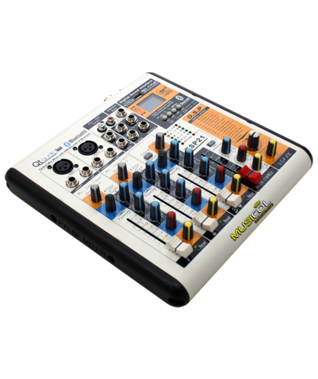 מיקסר 4 כניסות, אפקט ובלוטוס QT-AUDIO ESP21