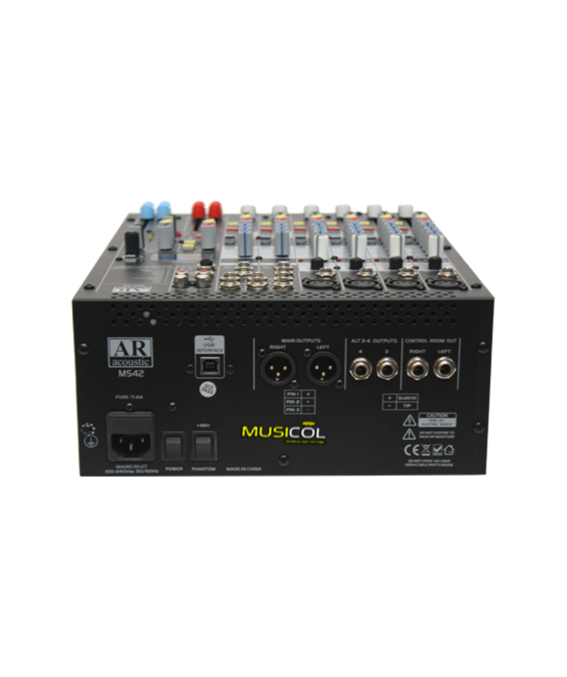 מיקסר 8 כניסות, כרטיס קול ואפקט AR-ACOUSTIC MS42