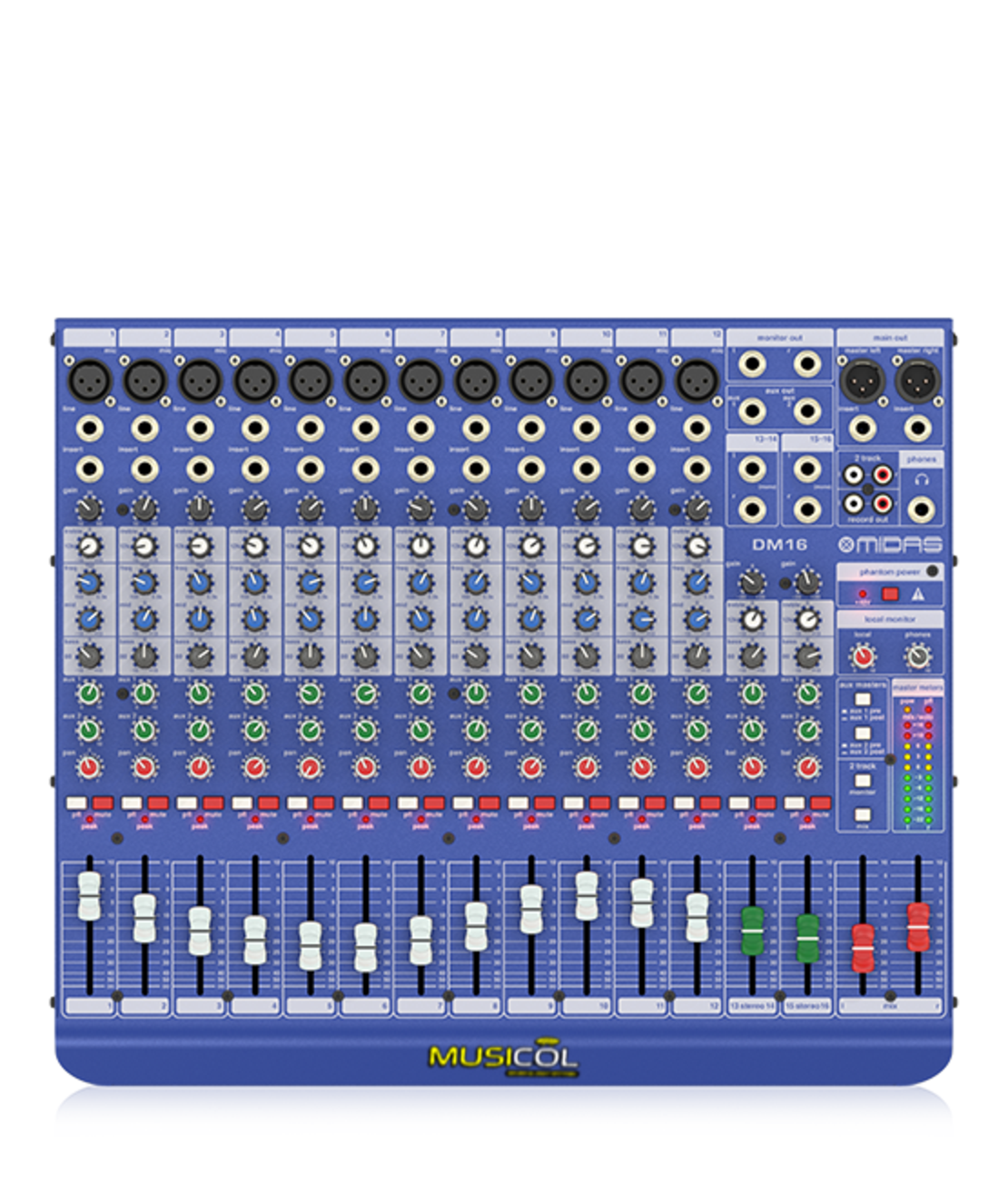 מיקסר 16 ערוצים MIDAS DM16