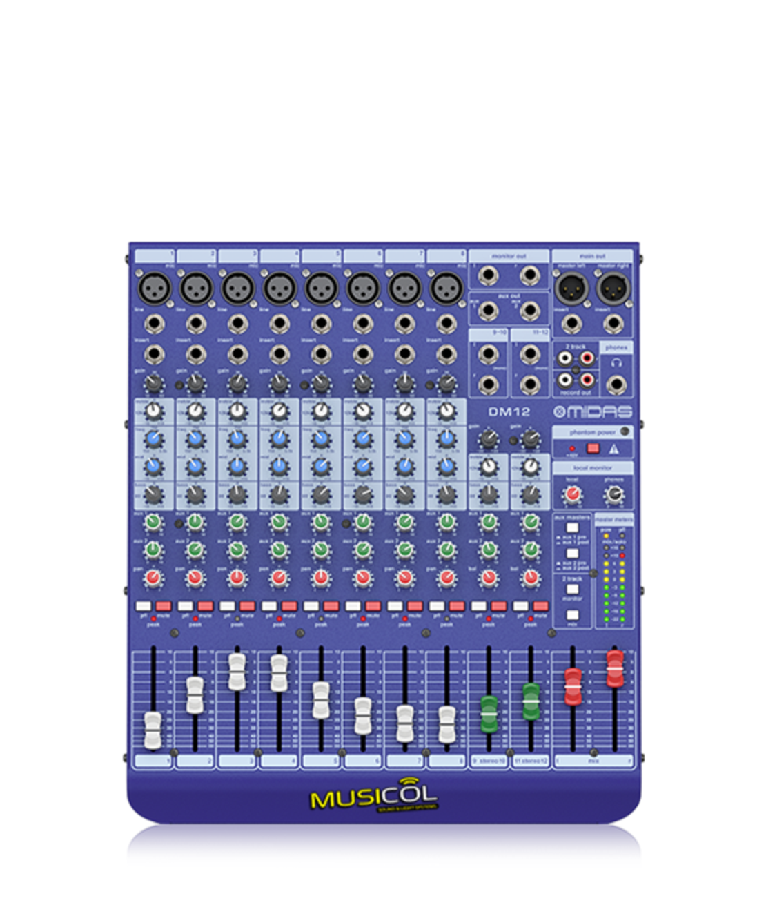 מיקסר 12 ערוצים MIDAS DM12