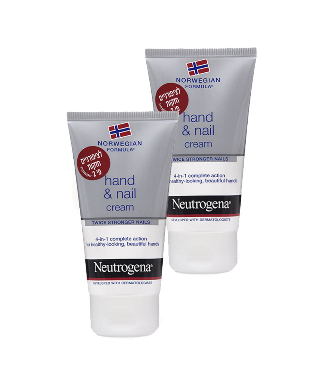 ניוטרוג'ינה זוג קרם ידיים וציפורניים