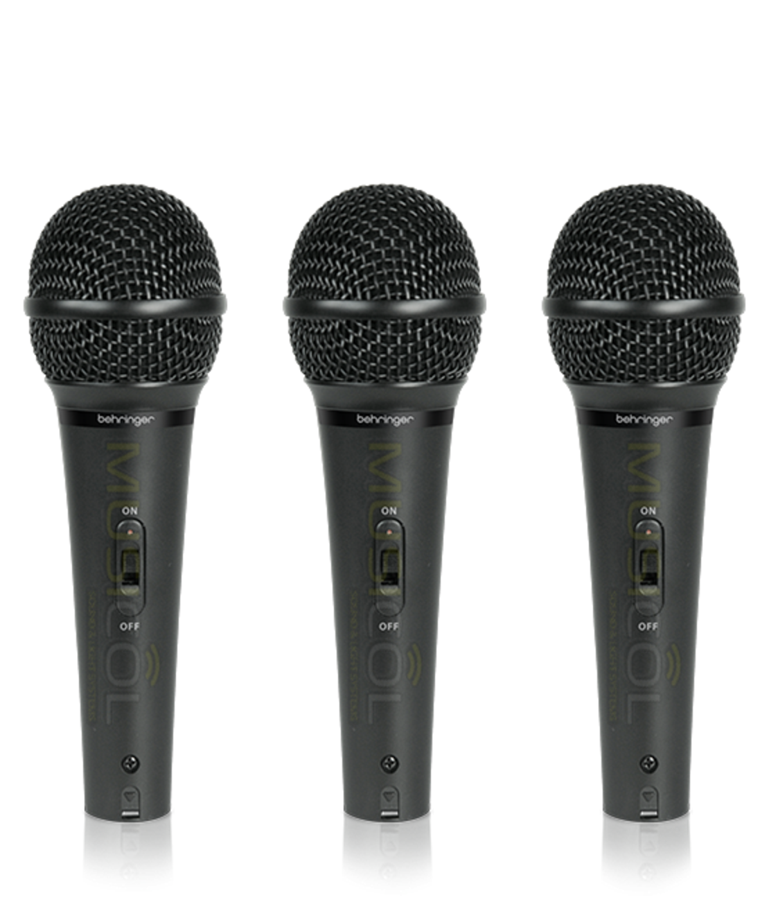 סט 3 מיקרופונים דינמיים XM1800S