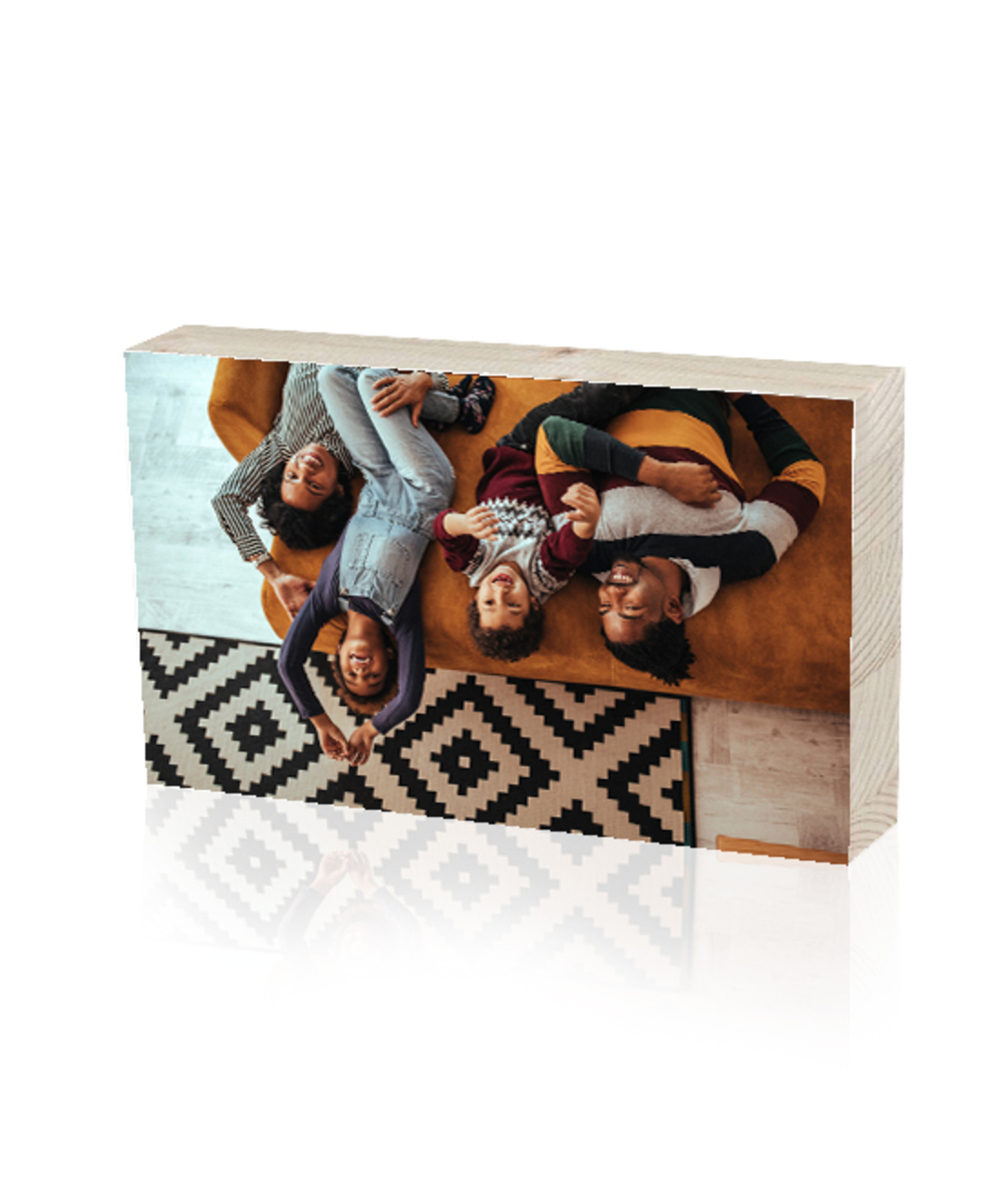 בלוק עץ מדבקה בגודל 20X30 ס