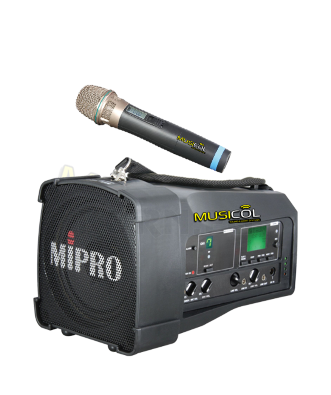 בידורית אלחוטית עם מיקרופון ידני MIPRO MA-100SU-H