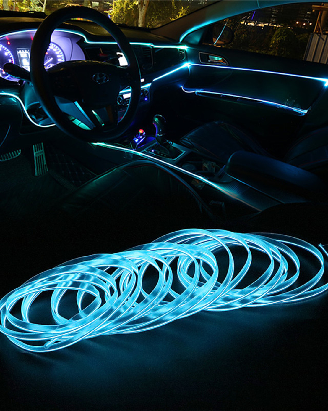 פס לד לדשבורד הרכב 5 מטר