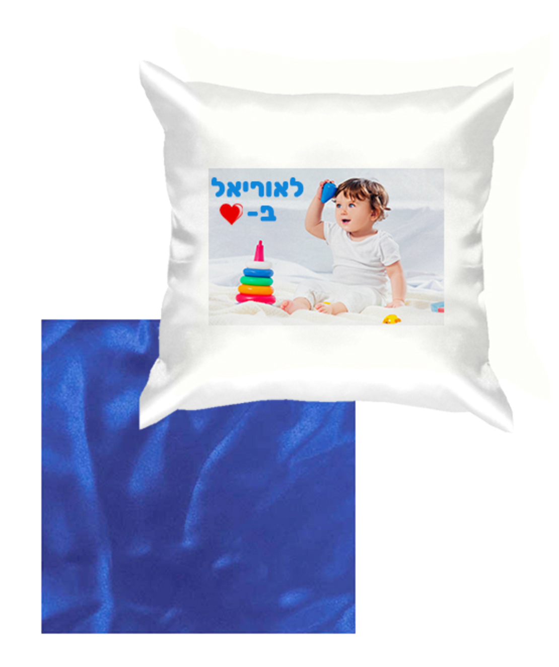 הדפסה על כרית נוי בצורת ריבוע סאטן