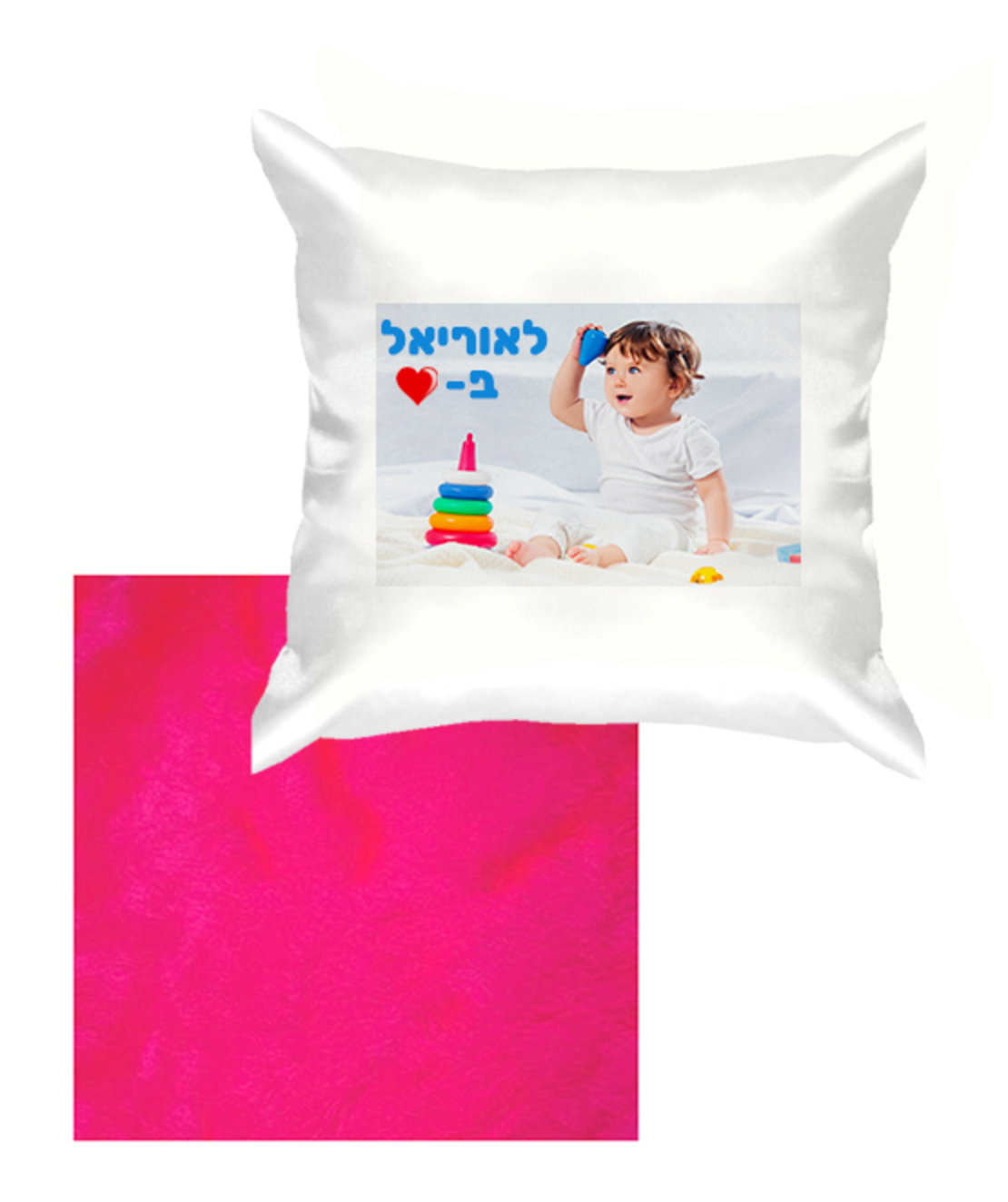 הדפסה על כרית נוי בצורת ריבוע פרווה