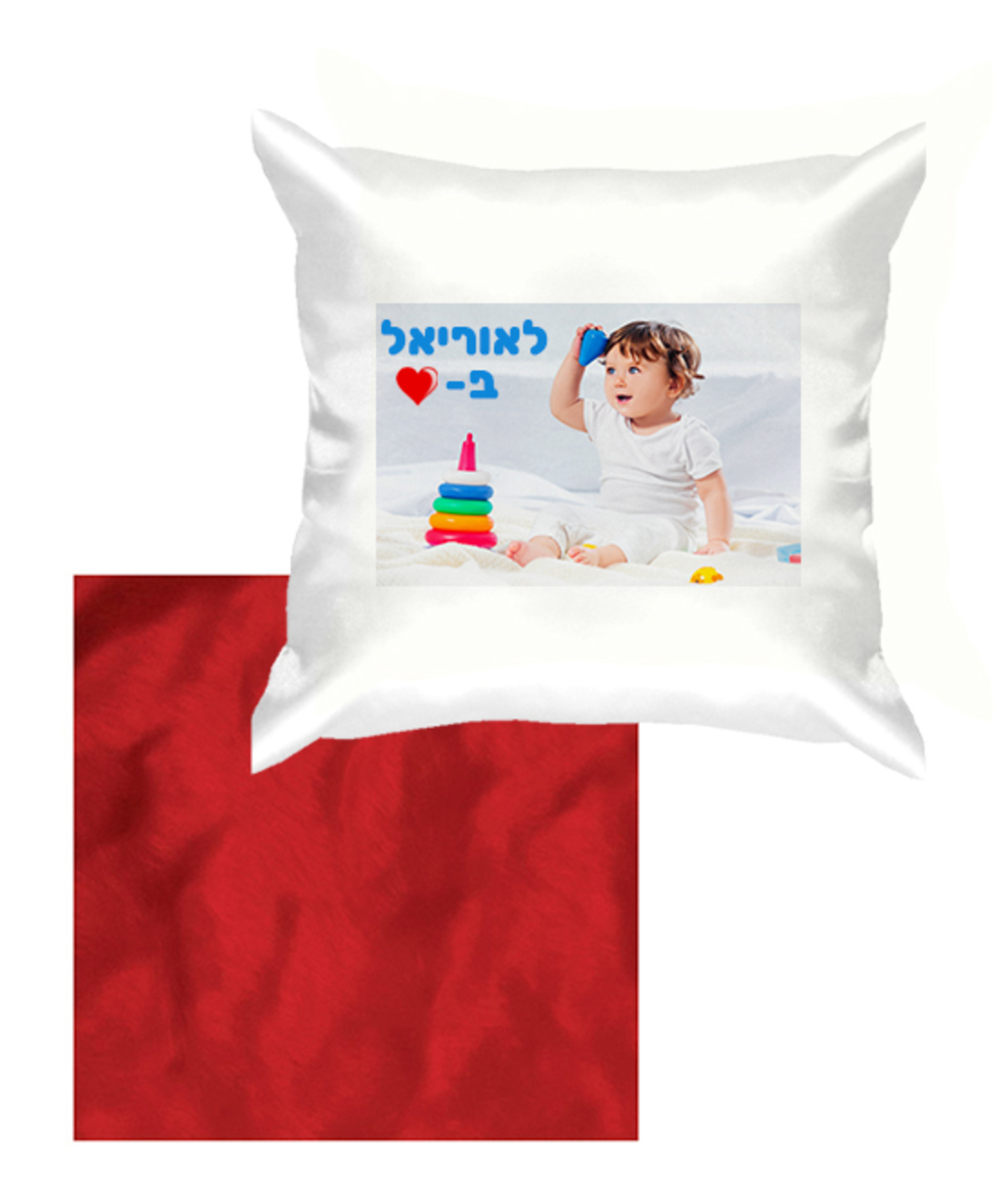 הדפסה על כרית נוי בצורת ריבוע פרווה