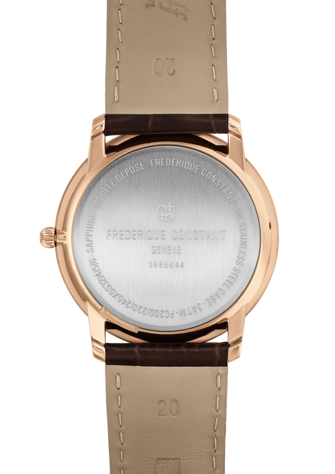 שעון Frederique Constant Slimeline Gents Small Seconds FC-245V5S4