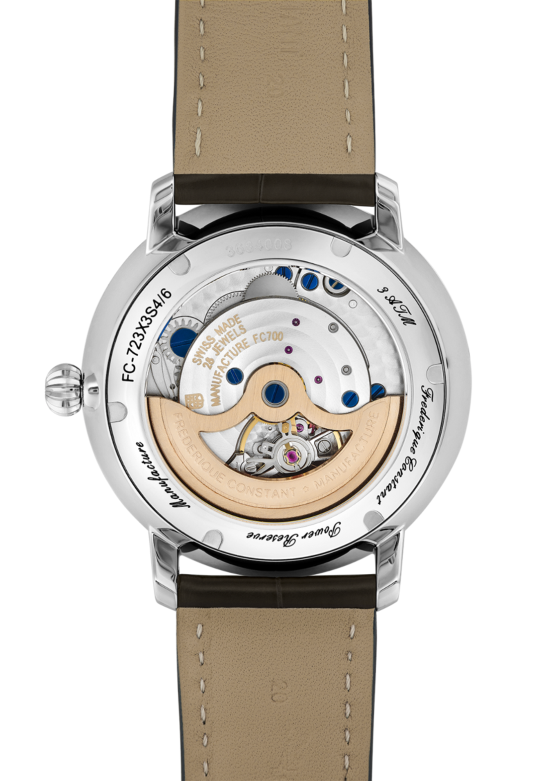 שעון Frederique Constant Slimelie Power Reserve Manufacture FC-723GR3S6