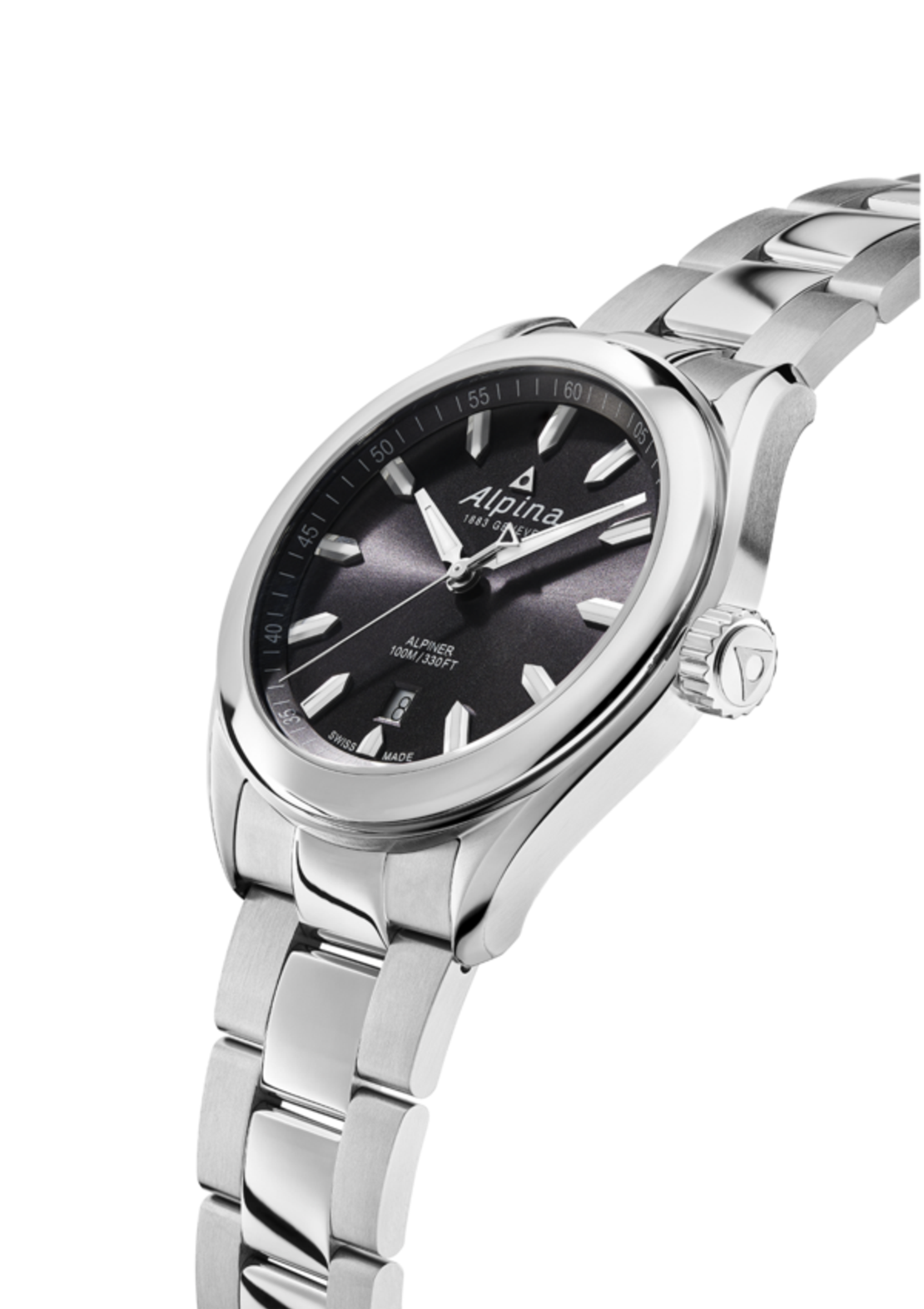 שעון Alpine Alpiner Quartz Dark Grey Bracelet