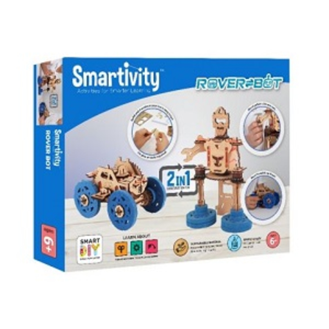  SMRT1112 Smartivity  - רובר בוט 2 רובוטים בערכה אחת