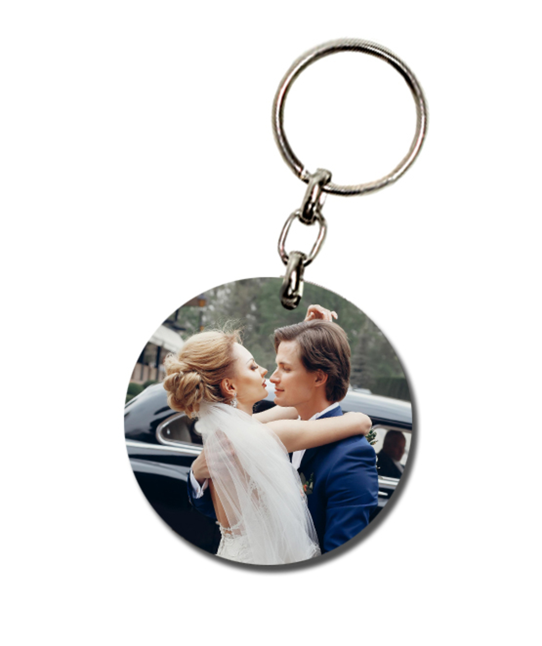 הדפסה על מחזיק מפתחות עיגול