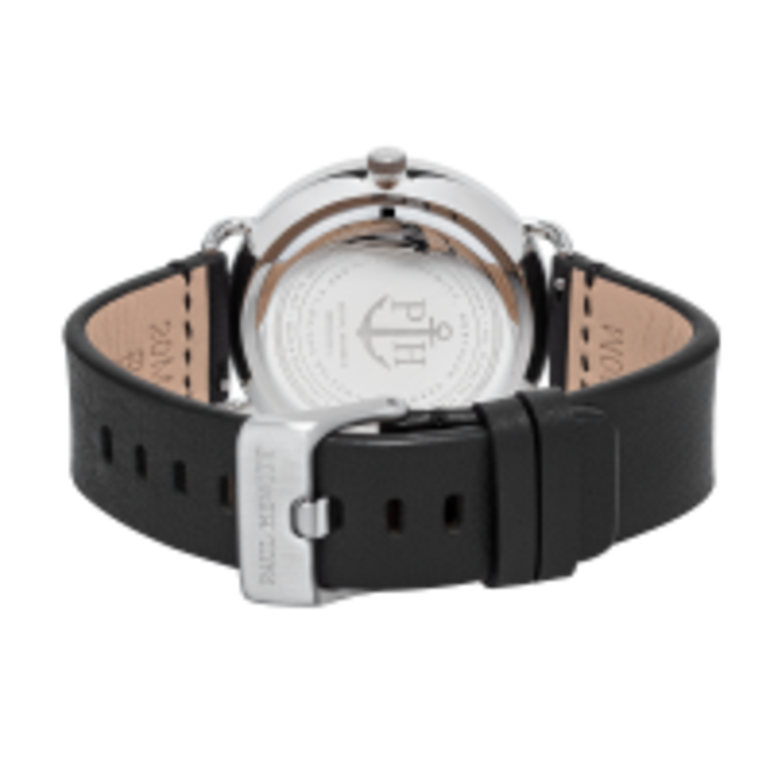 Watch Breakwater White Sand Silver Leather Pure Black