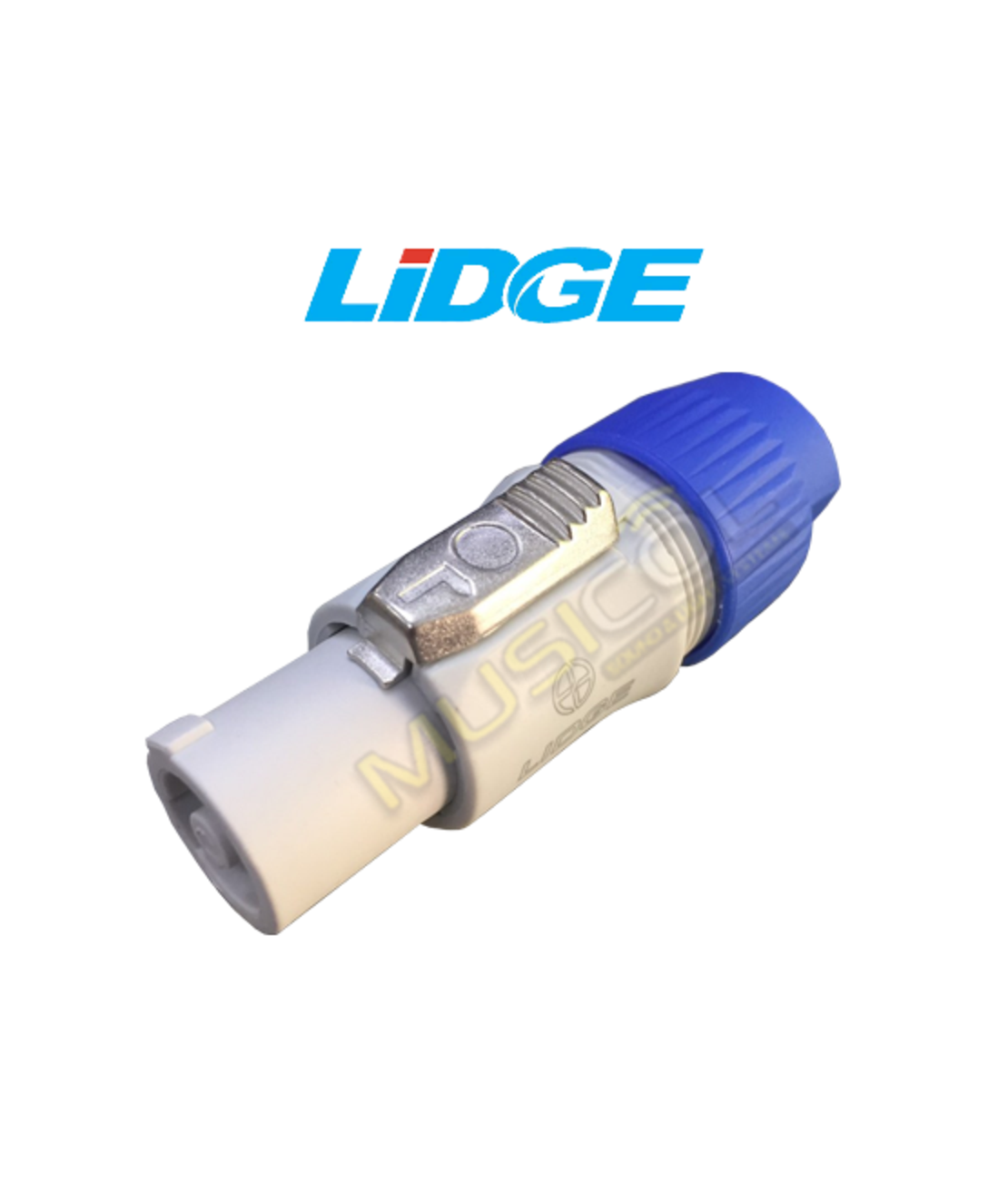 מחבר איכותי POWER-CONNECTOR לבן LIDGE LS-3FCB
