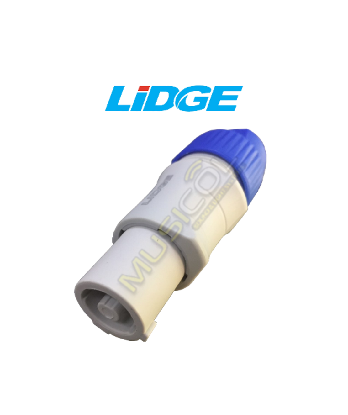 מחבר איכותי POWER-CONNECTOR לבן LIDGE LS-3FCB