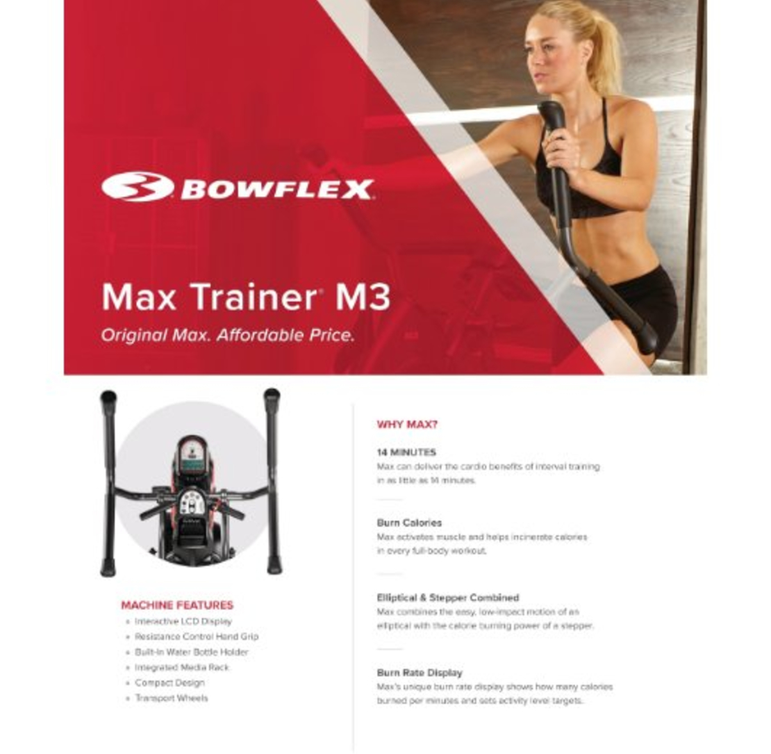 סטפר Bowflex Max Trainer M3