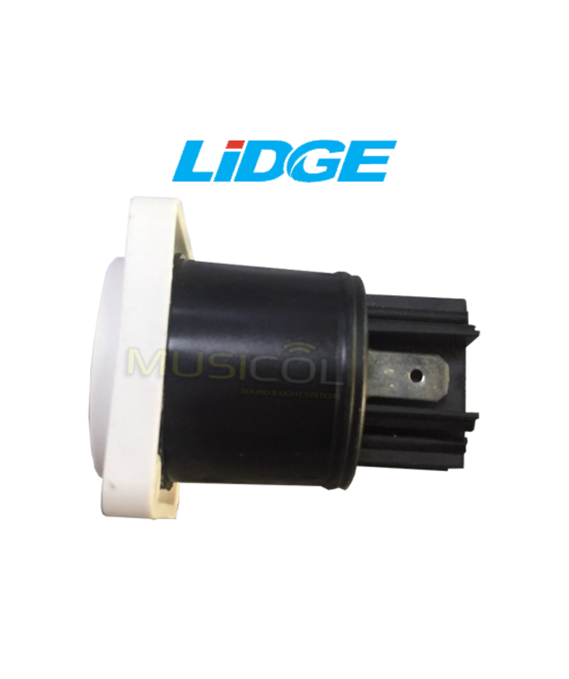מחבר POWER-CONNECTOR לפנל לבן LIDGE LS-3MP