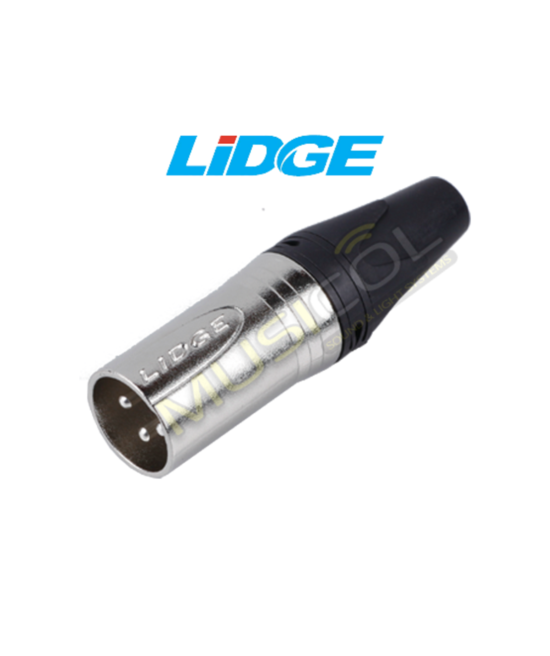 מחבר XLR זכר לכבל LIDGE YM001A