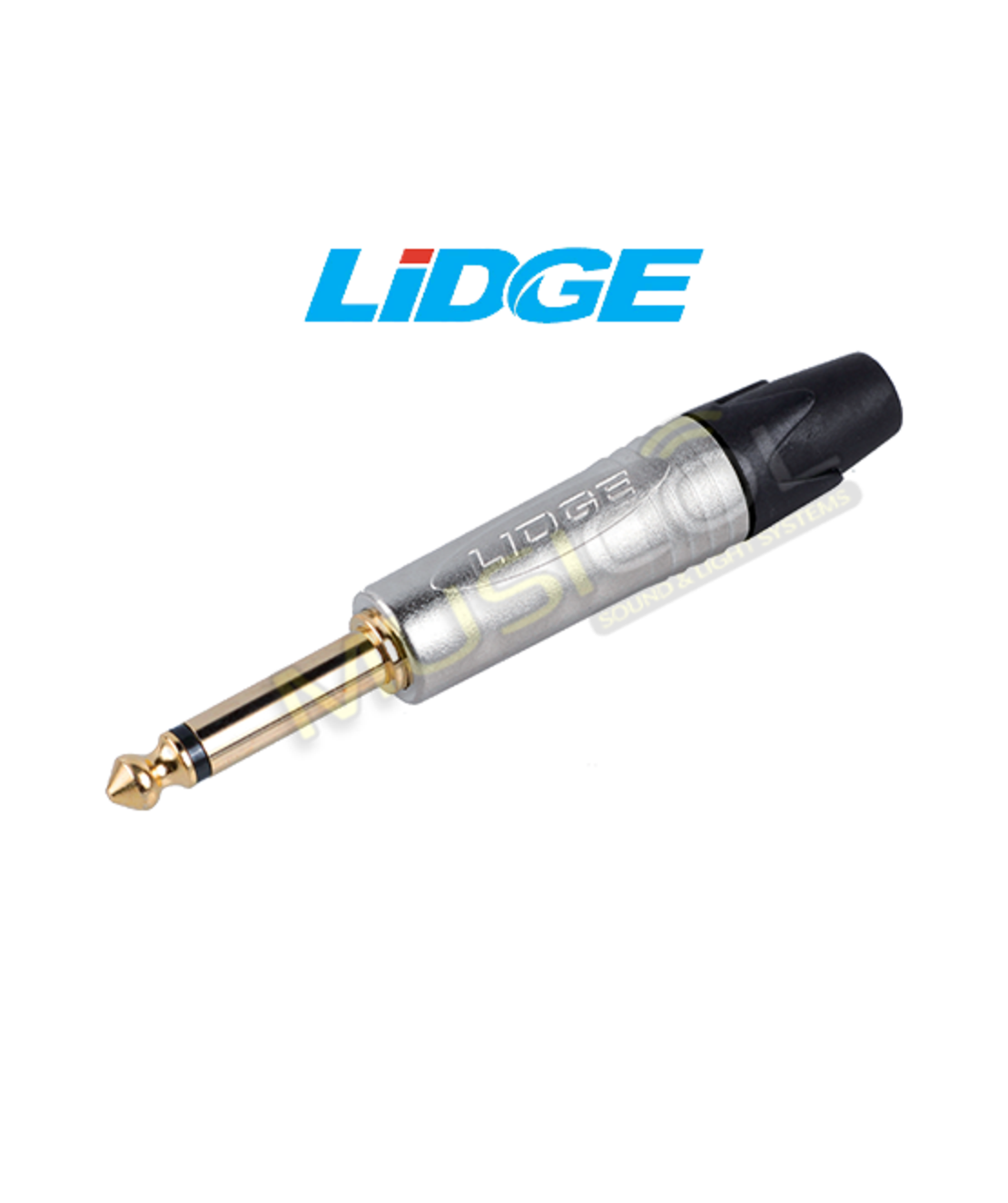 מחבר איכותי PL 6.3MM מונו לכבל LIDGE YM201D