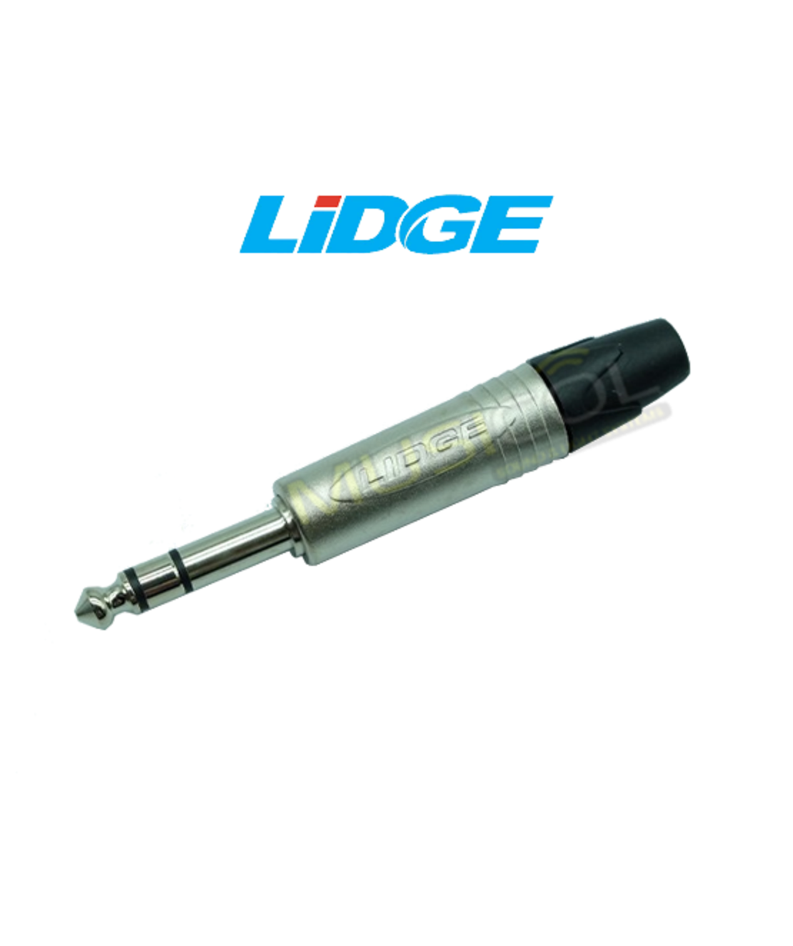 מחבר איכותי PL 6.3MM סטריאו לכבל LIDGE YM202D