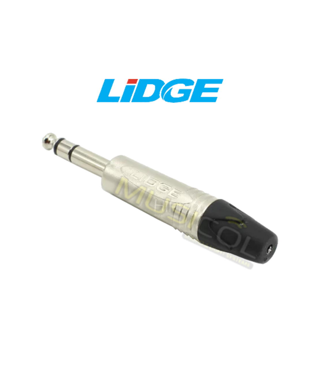מחבר איכותי PL 6.3MM סטריאו לכבל LIDGE YM202D