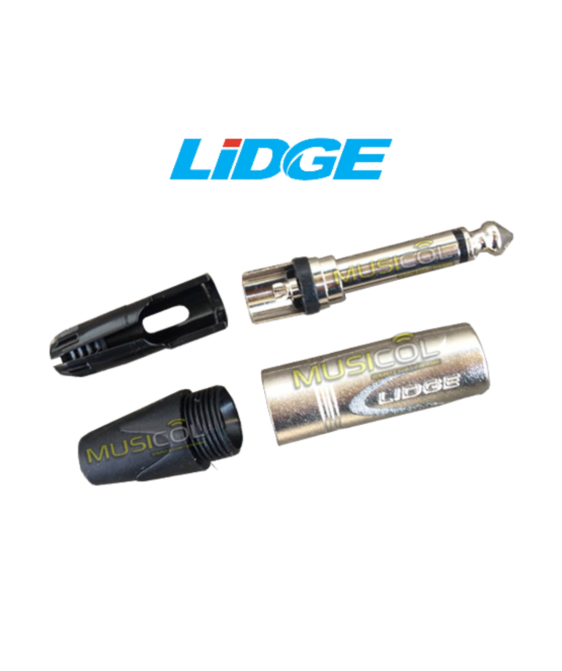 מחבר איכותי PL 6.3MM מונו לכבל LIDGE YM201D
