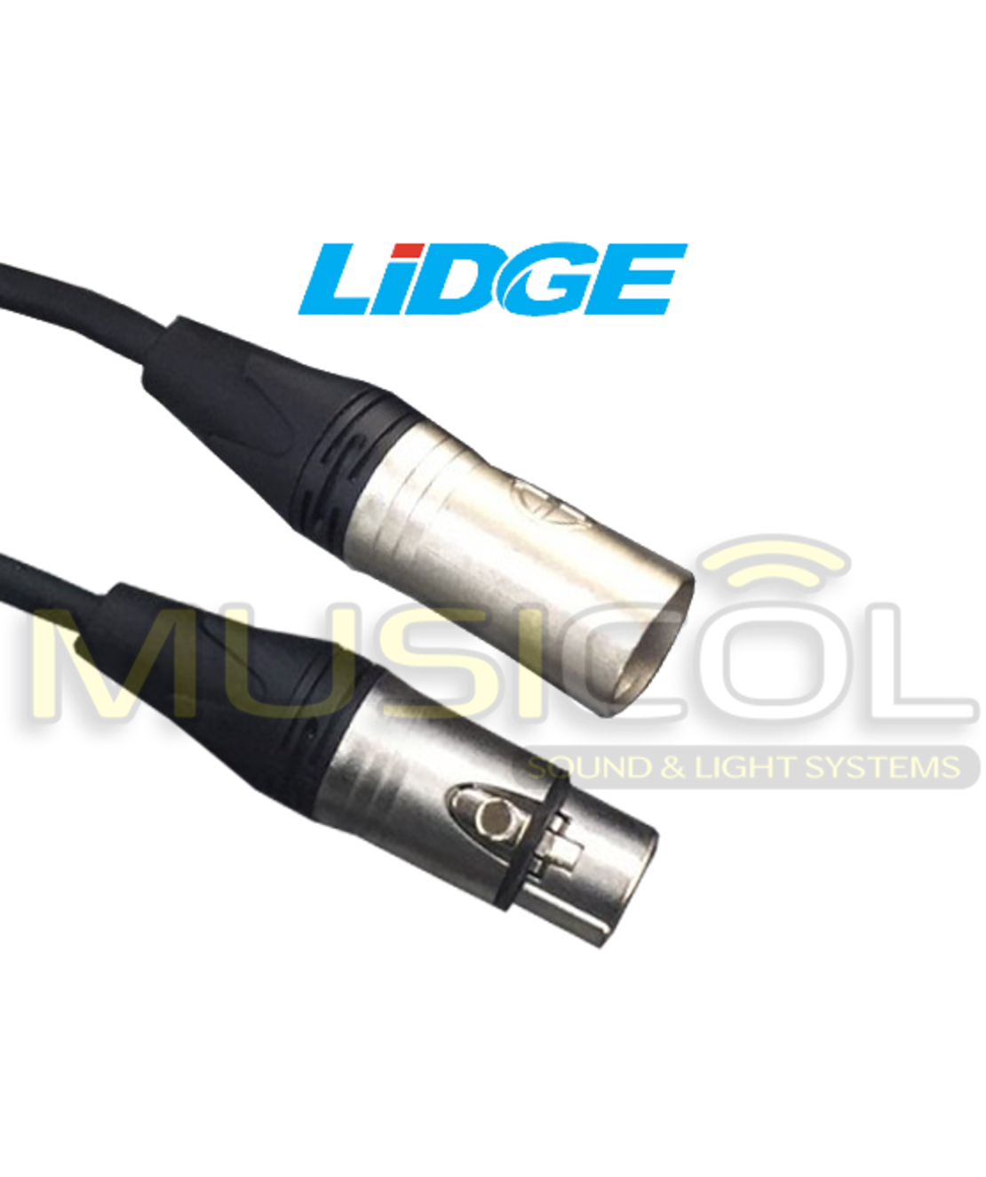 כבל מיקרופון XLR - XLR באורך 10 מ' LIDGE YM-381A-10M