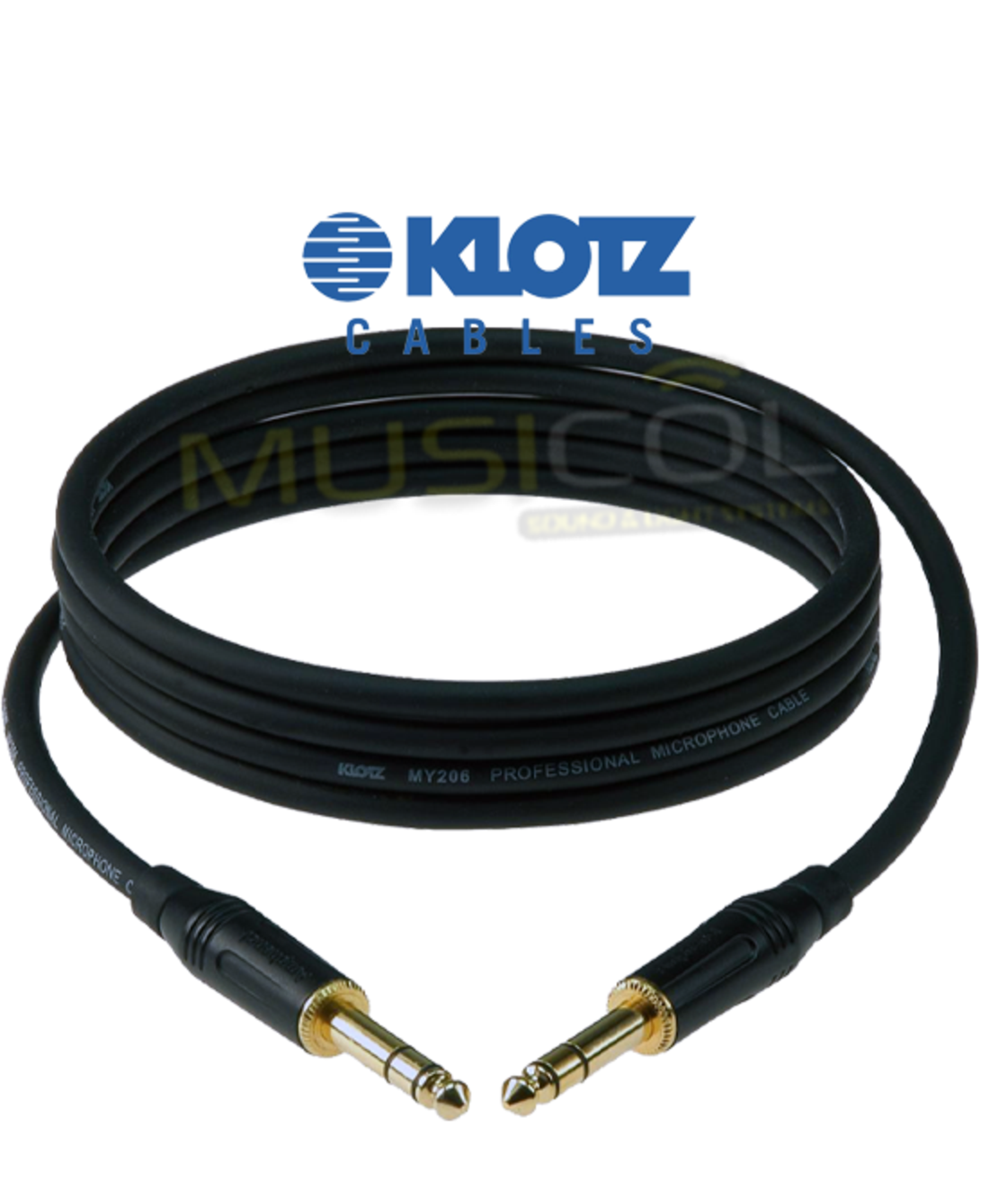 כבל סטריאו מקצועי PL - PL באורך 3 מטר KLOTZ B3PP1-0300