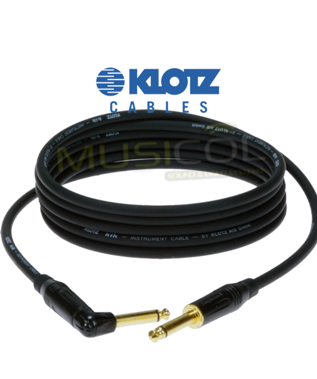 כבל PL מקצועי לכלי נגינה באורכים שונים KLOTZ KIKA 