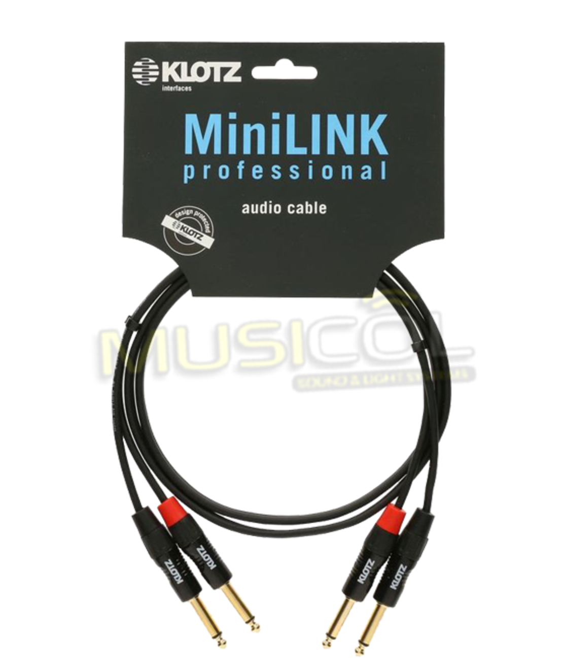 כבל סטריאו PL-PL באורך 3 מטר KLOTZ KT-JJ300