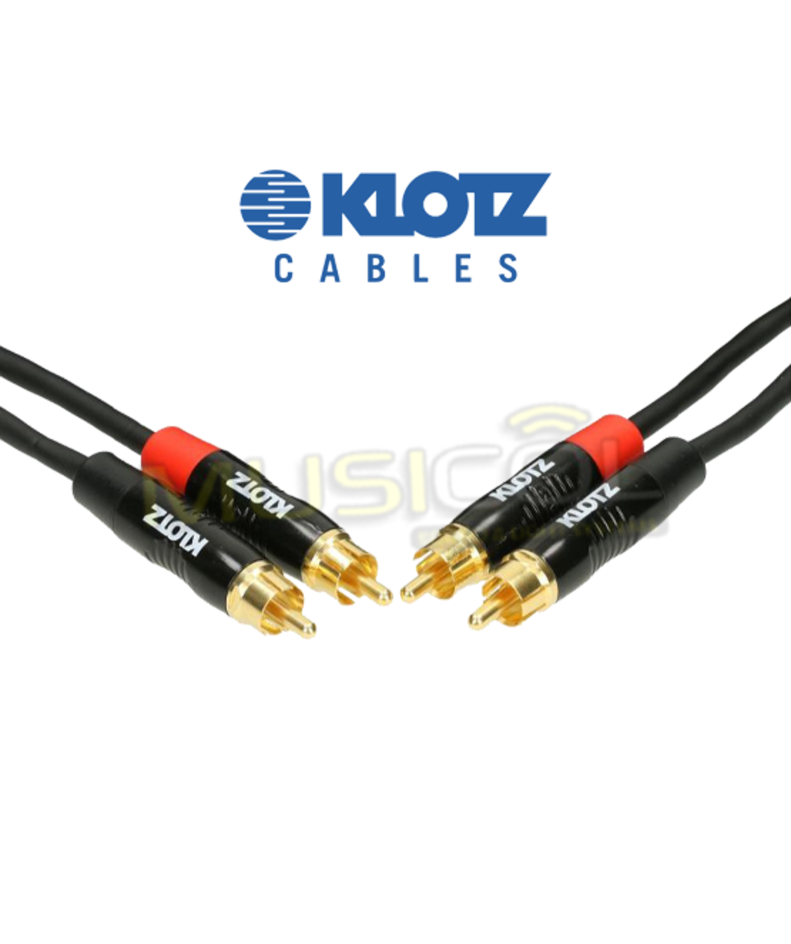 כבל סטריאו RCA-RCA באורך 3 מטר KLOTZ KT-CC300