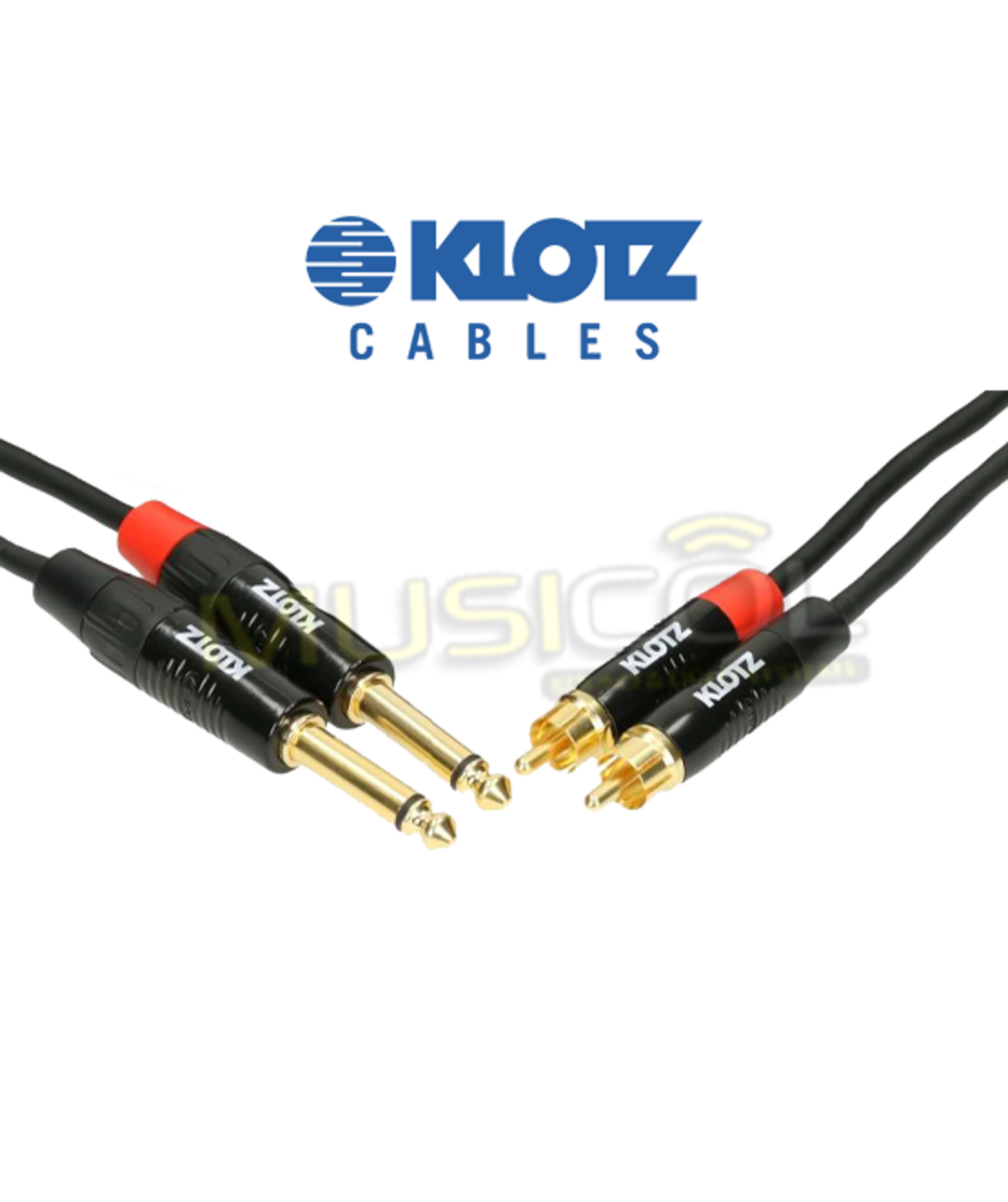 כבל סטריאו PL-RCA באורך 3 מטר KLOTZ KT-CJ300