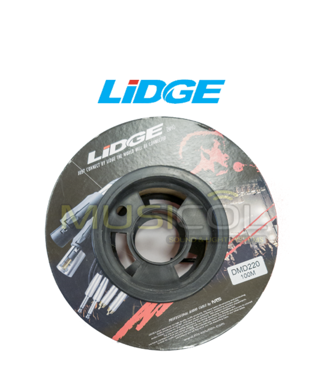 גלגל כבל סיכוך מלא 100 מטר LIDGE DMD220