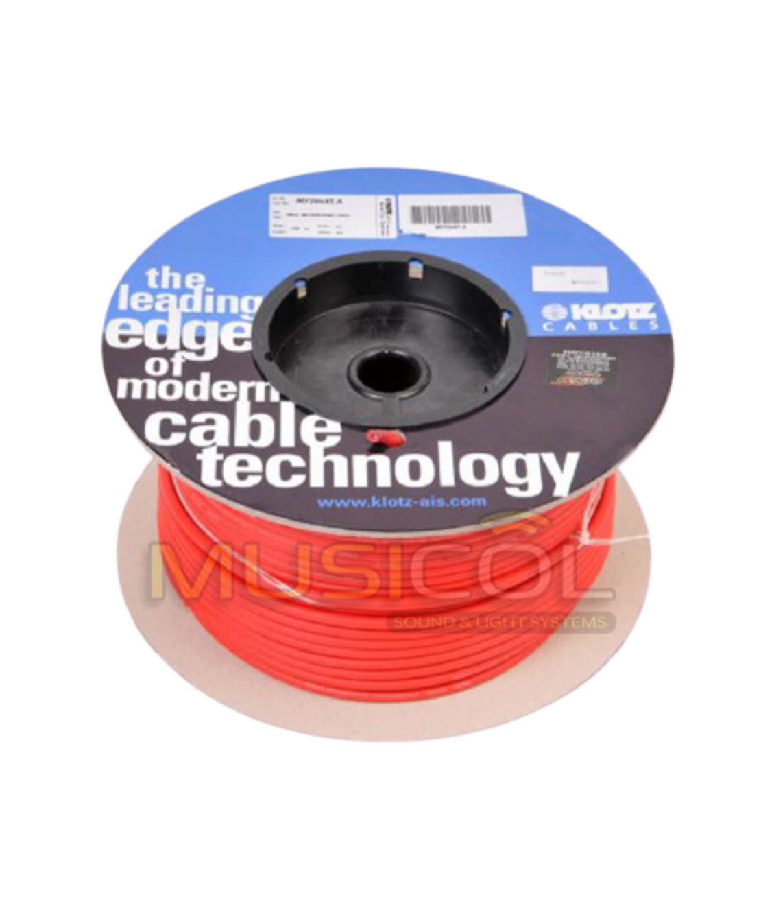 גלגל כבל סיכוך מלא 100 מטר בצבעים לבחירה KLOTZ MY206