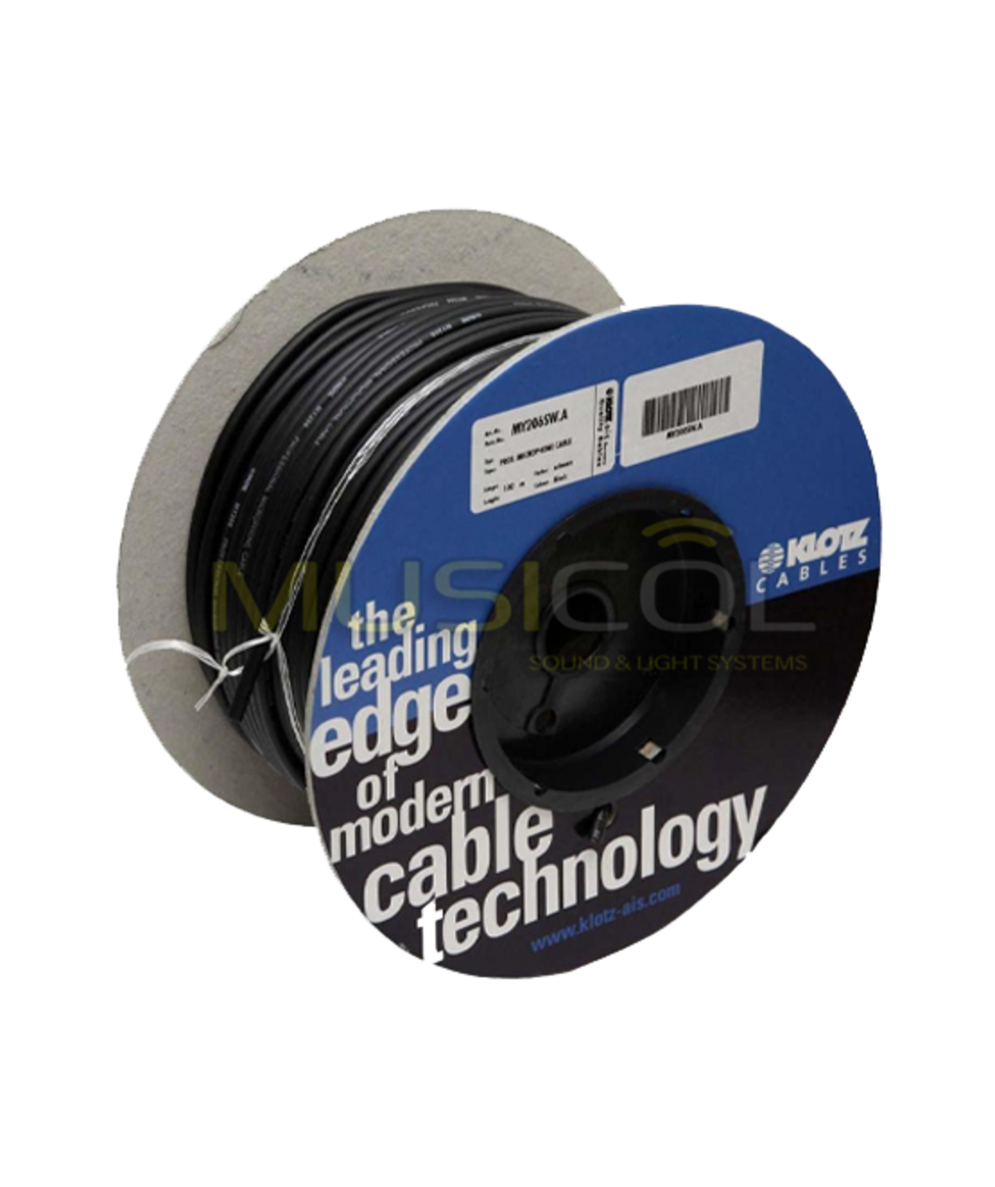 גלגל כבל סיכוך מלא 100 מטר בצבעים לבחירה KLOTZ MY206