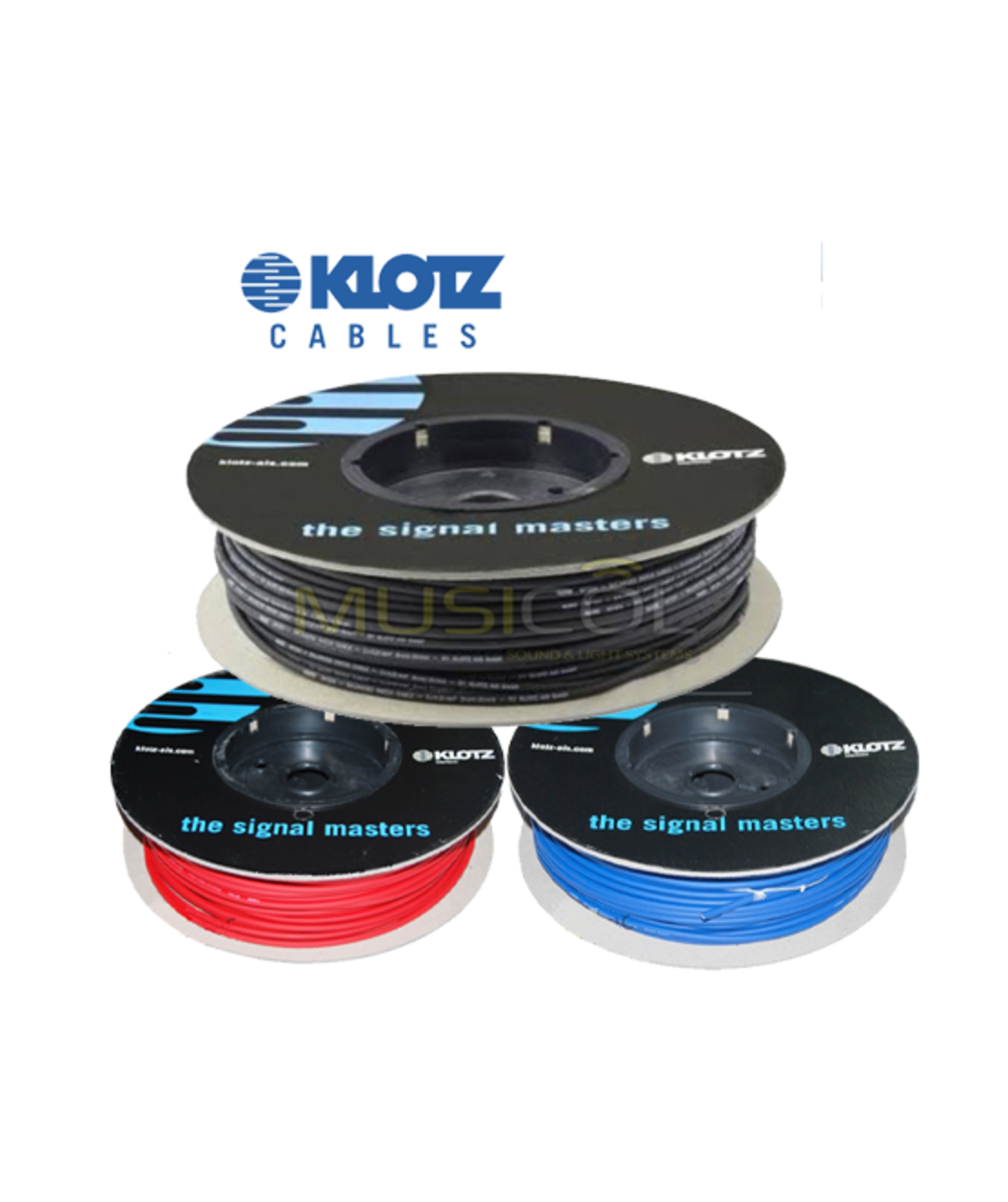 גלגל כבל לחיווט סיכוך רשת בצבעים לבחירה KLOTZ MY204