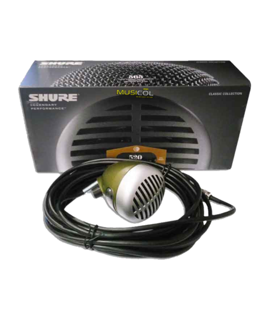 מיקרופון דינמי קלאסי למפוחית SHURE 520DX
