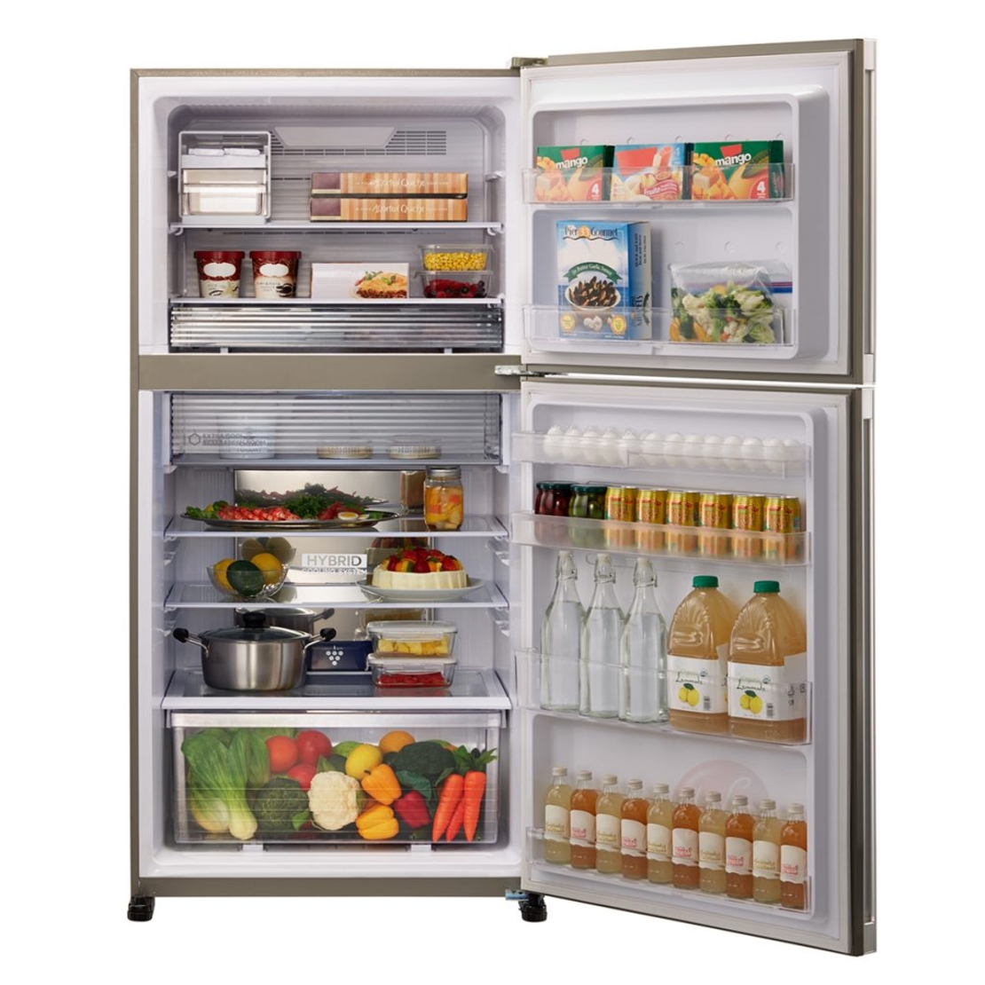 מקרר שארפ 2 דלתות 600 ליטר דגם:SJ-4360