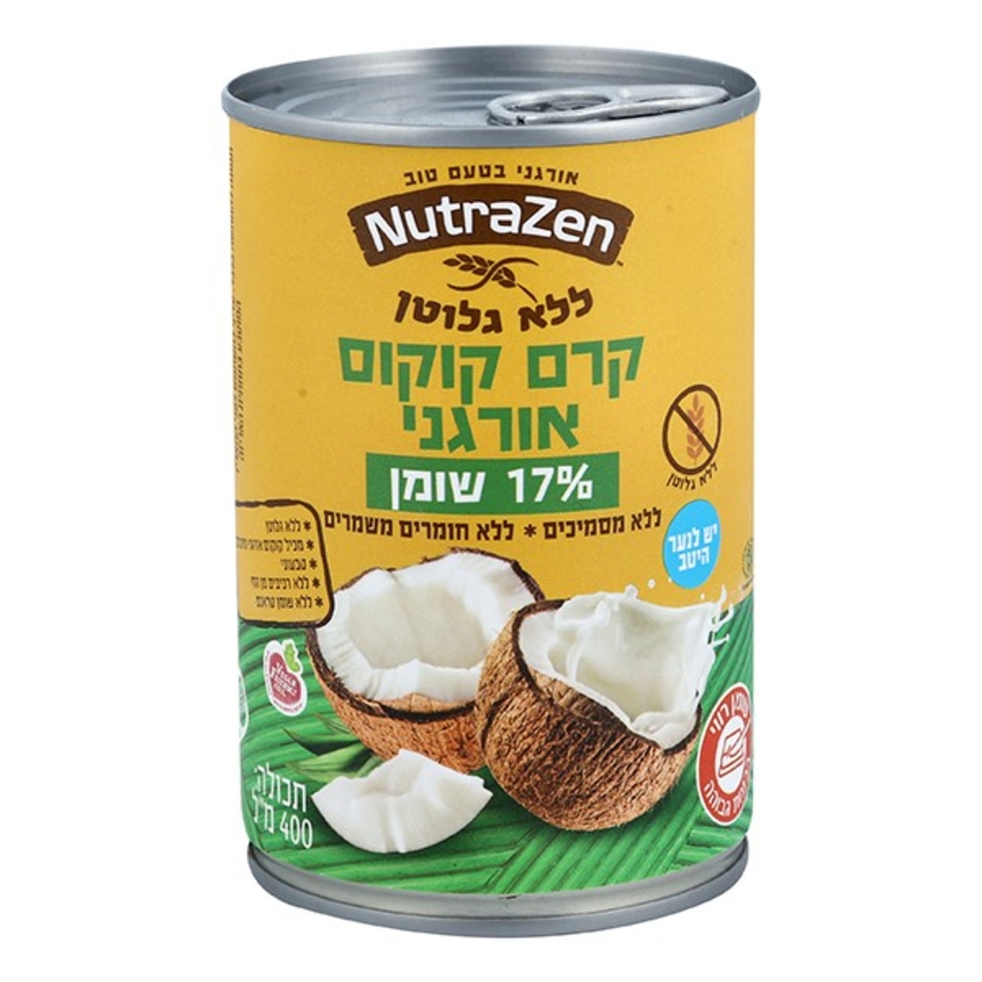 קרם קוקוס אורגני 17% - נוטרה זן