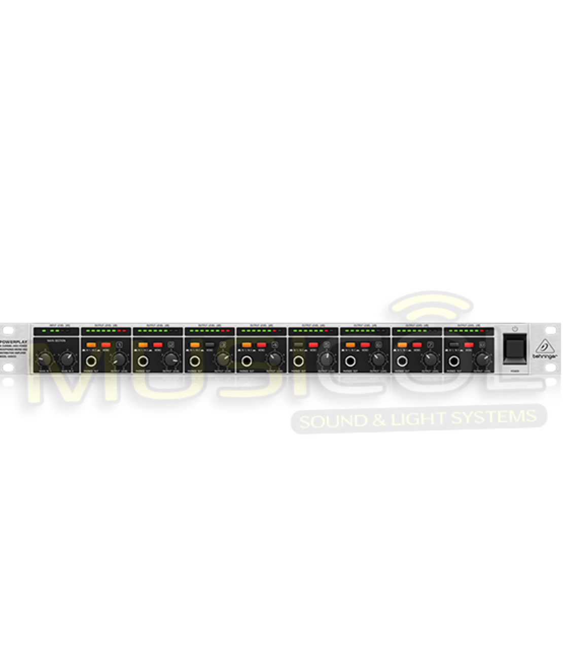 מגבר אוזניות 8 ערוצים BEHRINGER HA8000 V2