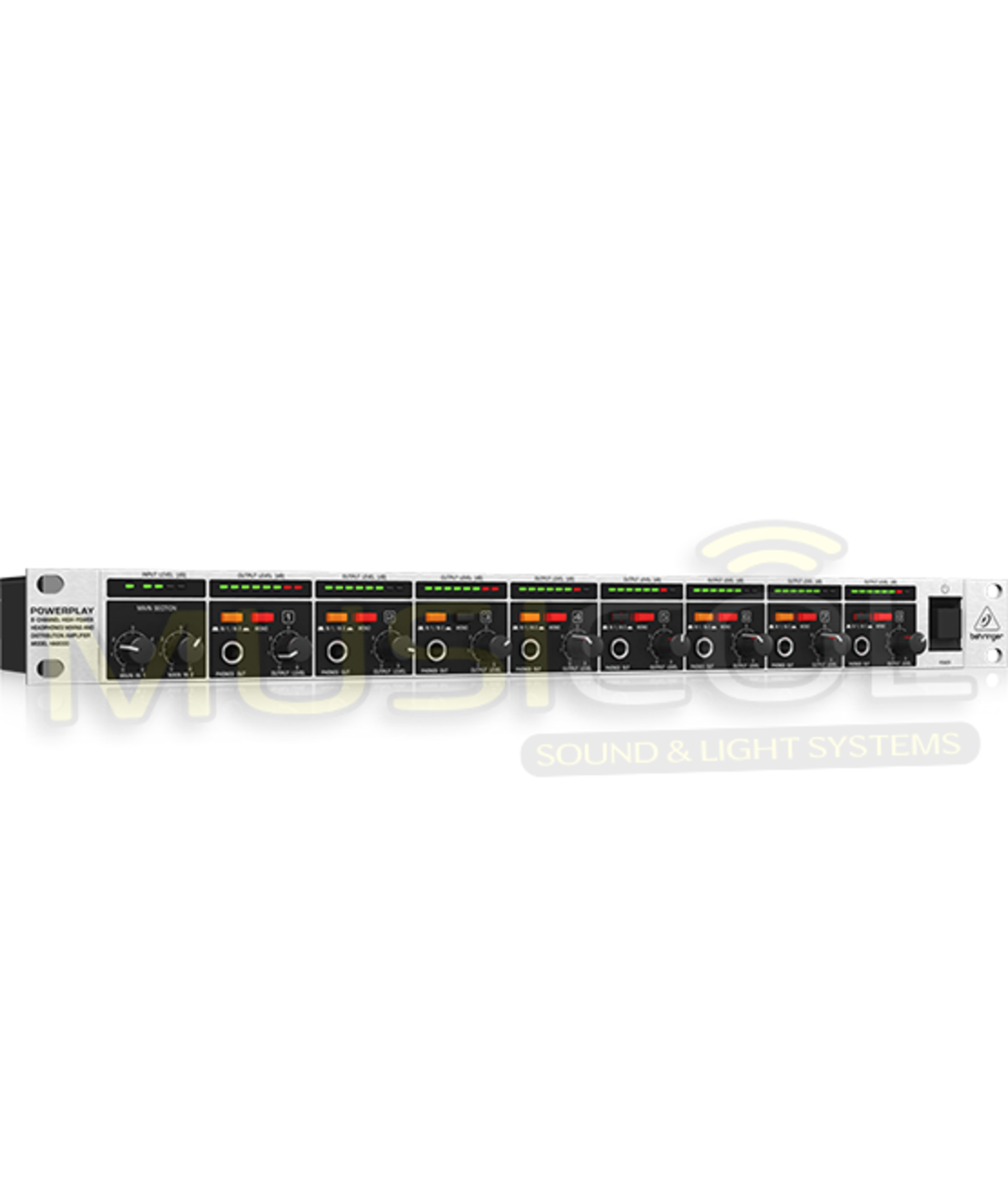 מגבר אוזניות 8 ערוצים BEHRINGER HA8000 V2