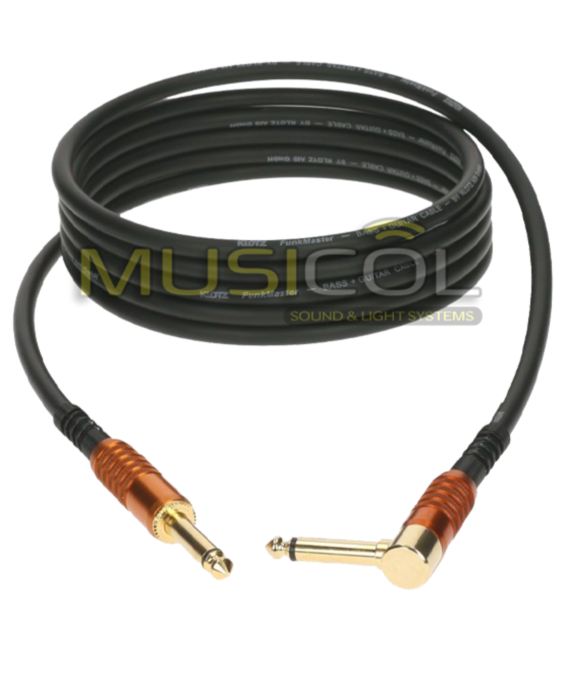 כבל גיטרה ובס באורכים שונים KLOTZ FunkMaster TM-R