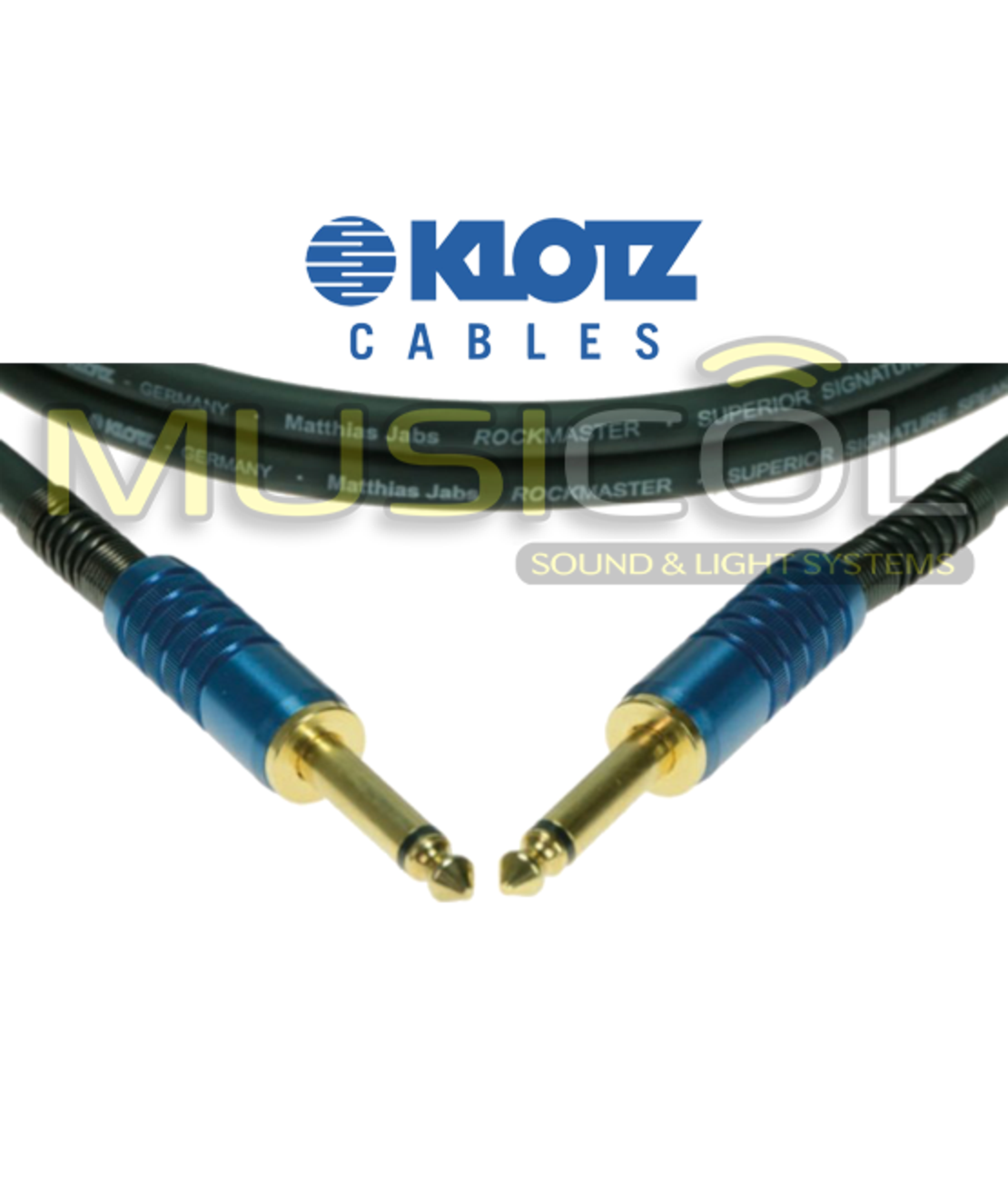 כבל רמקול 1.2 מטר KLOTZ RockMaster MJSC0120