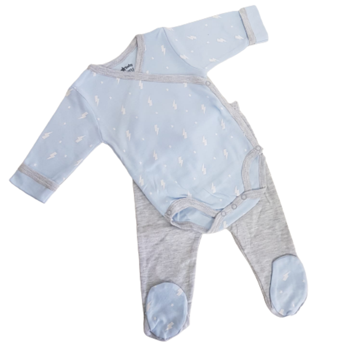 חליפה - תכלת אפור