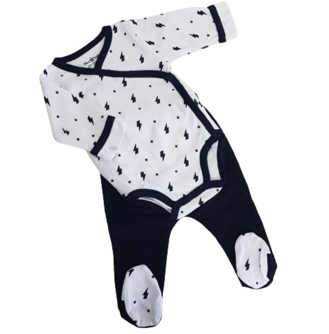 חליפה - שחור לבן 