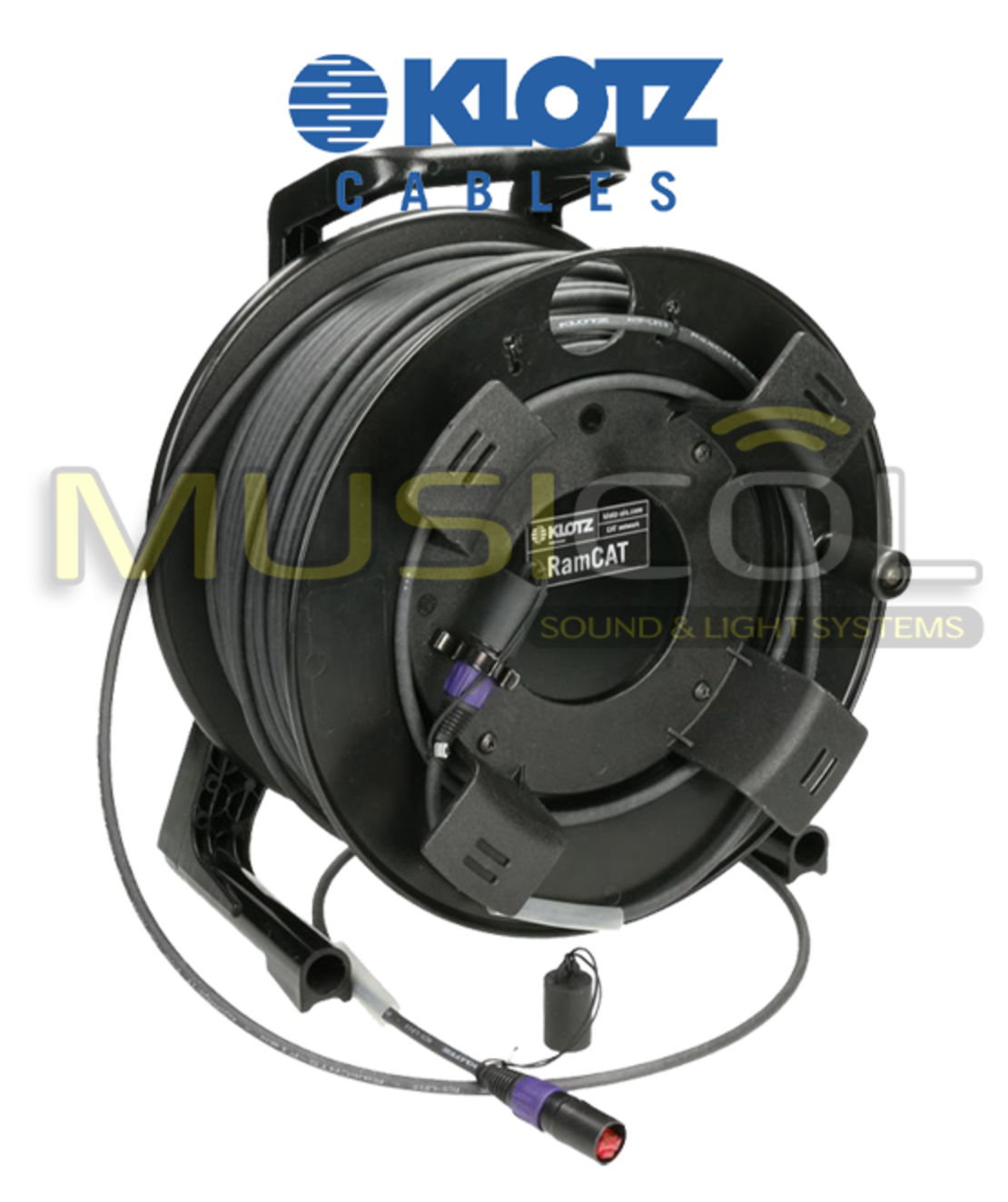 כבל רשת על גלגלת 80 מטר KLOTZ RC5UEE080B