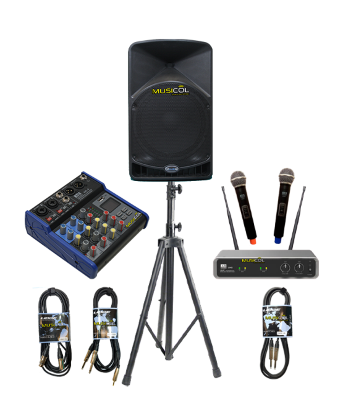 ערכת קריוקי בלוטוס PH-12M4U42 400W