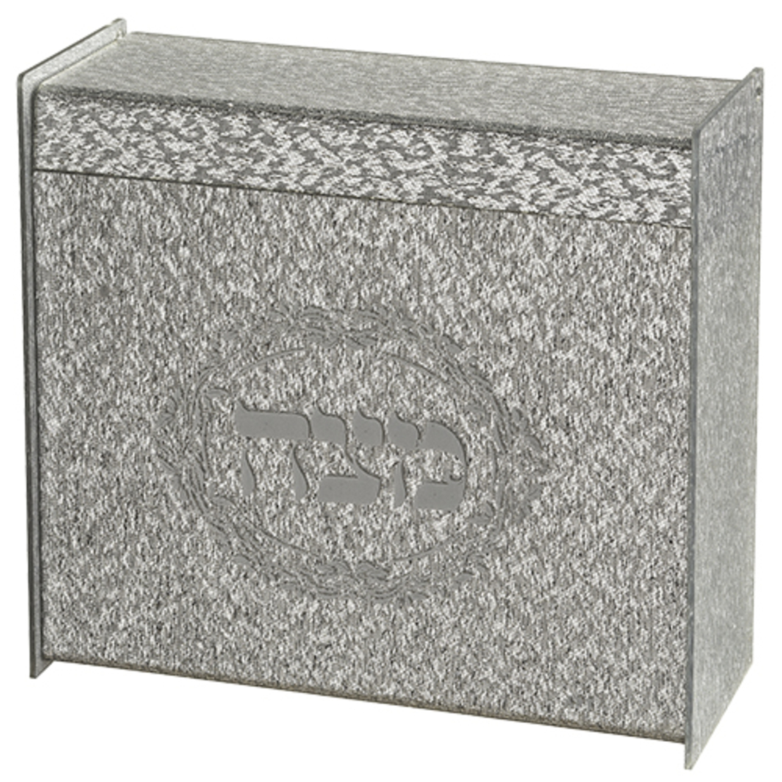 כלי למצה מפרספקס שקוף גליטר 21X23 ס