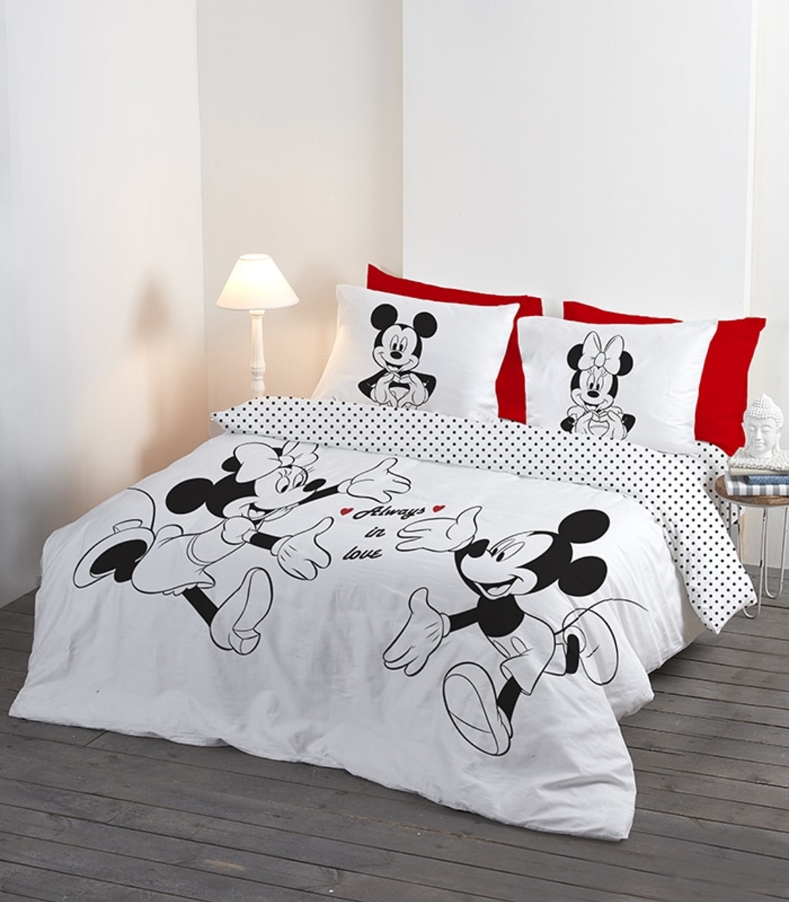 מצעי מיקי ומיני מאוהבים 160/200 